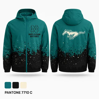 Windbreaker, North Oldham Mustangs, Baseball, Teamtime, Team time, sublimation, custom sports apparel, team uniforms, spirit wear, spiritwear, sports uniforms, custom shirts, team store, custom team store, fundraiser sports, apparel fundraiser