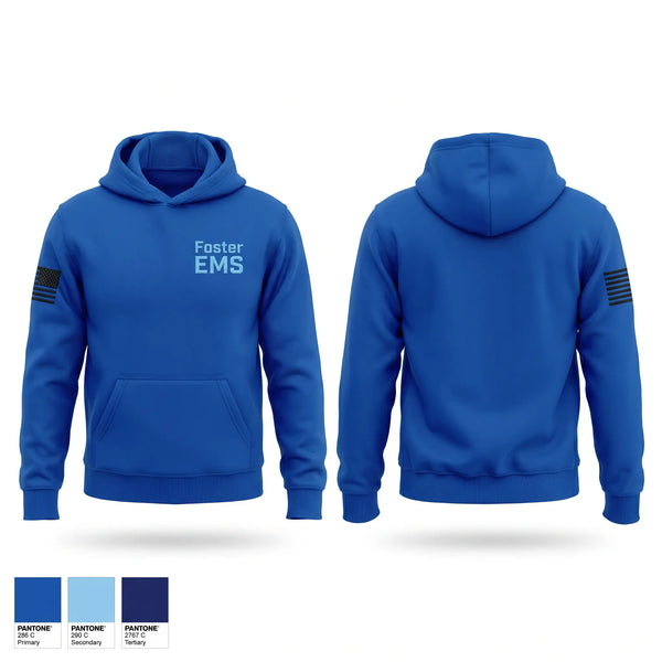Hoodie, Foster EMS, EMS/EMT, Teamtime, Team time, sublimation, custom sports apparel, team uniforms, spirit wear, spiritwear, sports uniforms, custom shirts, team store, custom team store, fundraiser sports, apparel fundraiser