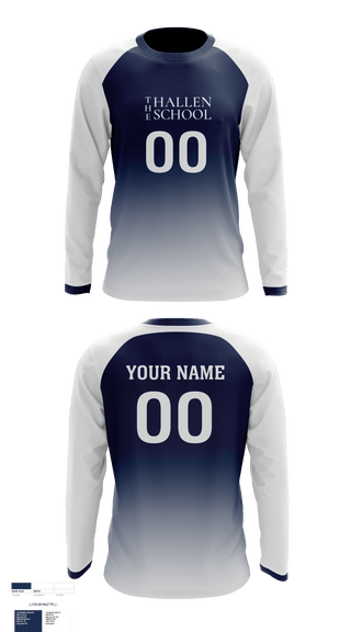 Long Sleeve Performance Shirt, The Hallen School Volleyball, Men's Volleyball, Teamtime, Team time, sublimation, custom sports apparel, team uniforms, spirit wear, spiritwear, sports uniforms, custom shirts, team store, custom team store, fundraiser sports, apparel fundraiser