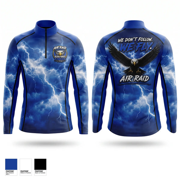 Quarter Zip Jacket, Airport C-team, , Teamtime, Team time, sublimation, custom sports apparel, team uniforms, spirit wear, spiritwear, sports uniforms, custom shirts, team store, custom team store, fundraiser sports, apparel fundraiser