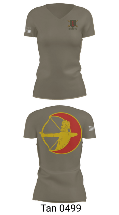1ID DIVARTY 89089290 Women's Short Sleeve V-neck Shirt - 68
