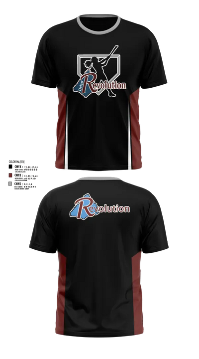 Revolution Delco 14U White 16539656 Short Sleeve Performance Shirt - 4
