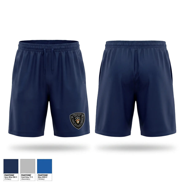 Athletic Shorts With Pockets, Swansboro police cadets, Police, Teamtime, Team time, sublimation, custom sports apparel, team uniforms, spirit wear, spiritwear, sports uniforms, custom shirts, team store, custom team store, fundraiser sports, apparel fundraiser