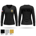 PATROL Women's Long Sleeve V-neck Shirt - 1
