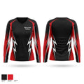 Midway Minto Mustangs Women's Long Sleeve V-neck Shirt - 1