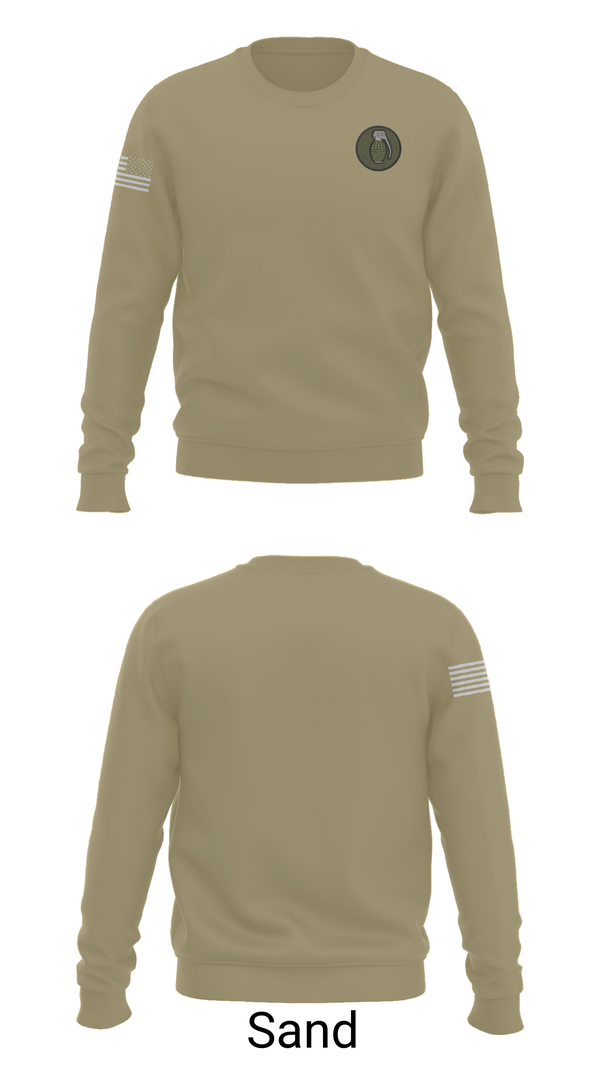Crew Neck Sweatshirt, 406th cssb, , Teamtime, Team time, sublimation, custom sports apparel, team uniforms, spirit wear, spiritwear, sports uniforms, custom shirts, team store, custom team store, fundraiser sports, apparel fundraiser