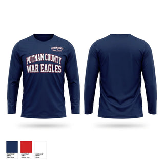 Long Sleeve Performance Shirt, PUTNAM COUNTY War Eagles, Men's Basketball, Teamtime, Team time, sublimation, custom sports apparel, team uniforms, spirit wear, spiritwear, sports uniforms, custom shirts, team store, custom team store, fundraiser sports, apparel fundraiser