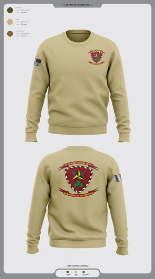 Crew Neck Sweatshirt, 3d Combat Engineer Battalion, , Teamtime, Team time, sublimation, custom sports apparel, team uniforms, spirit wear, spiritwear, sports uniforms, custom shirts, team store, custom team store, fundraiser sports, apparel fundraiser