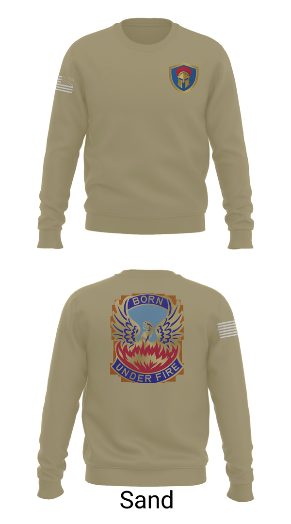 Crew Neck Sweatshirt, HHC/128th Aviation Brigade, , Teamtime, Team time, sublimation, custom sports apparel, team uniforms, spirit wear, spiritwear, sports uniforms, custom shirts, team store, custom team store, fundraiser sports, apparel fundraiser