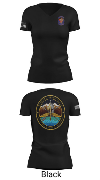 Womens Short Sleeve Vneck Shirt, IWTF-C, Air Force, Teamtime, Team time, sublimation, custom sports apparel, team uniforms, spirit wear, spiritwear, sports uniforms, custom shirts, team store, custom team store, fundraiser sports, apparel fundraiser