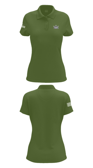 Women's Short Sleeve Performance Polo, HCS 935th Aviation support battalion, , Teamtime, Team time, sublimation, custom sports apparel, team uniforms, spirit wear, spiritwear, sports uniforms, custom shirts, team store, custom team store, fundraiser sports, apparel fundraiser