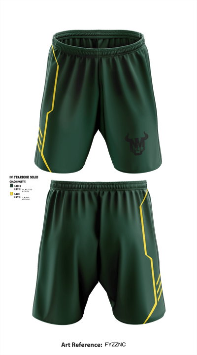 New Milford Bulls Football And Cheerleading 19489077 Athletic Shorts With Pockets - 2