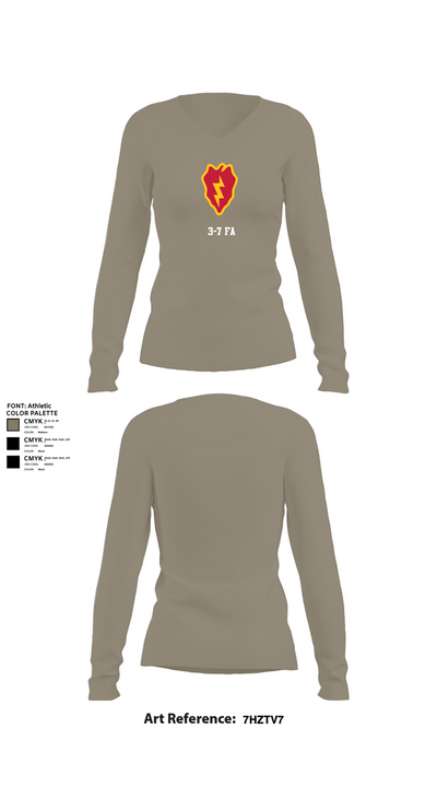 3-7 FA 51626148 Women's Long Sleeve V-neck Shirt - 62