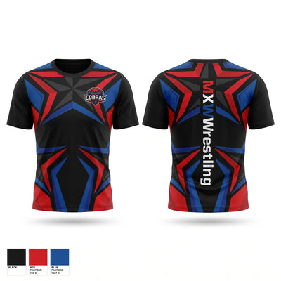 Midwest Xtreme Wrestling Short Sleeve Performance Shirt - 1