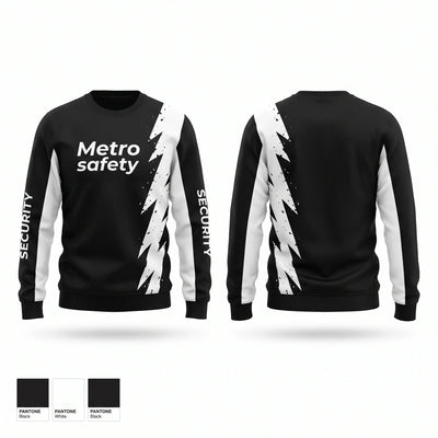 Metro safety Crew Neck Sweatshirt - 2