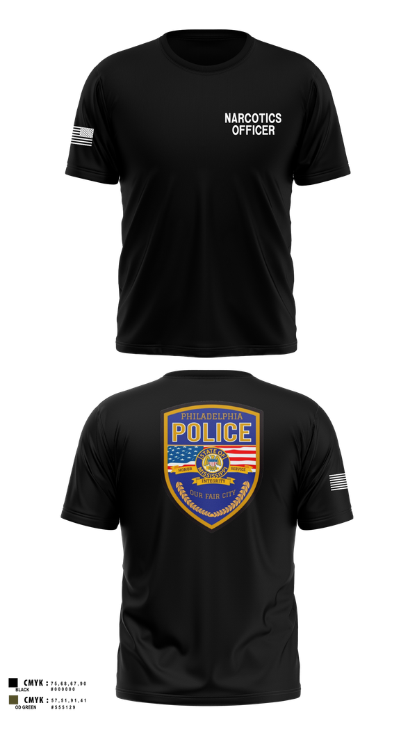 Short Sleeve Performance Shirt, Philadelphia police narcotics, Police, Teamtime, Team time, sublimation, custom sports apparel, team uniforms, spirit wear, spiritwear, sports uniforms, custom shirts, team store, custom team store, fundraiser sports, apparel fundraiser