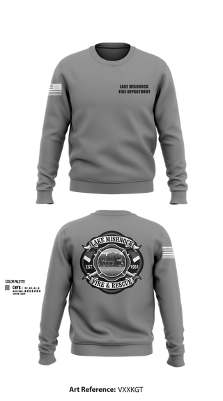 Crew Neck Sweatshirt, Lake Mishnock Fire Department, , Teamtime, Team time, sublimation, custom sports apparel, team uniforms, spirit wear, spiritwear, sports uniforms, custom shirts, team store, custom team store, fundraiser sports, apparel fundraiser