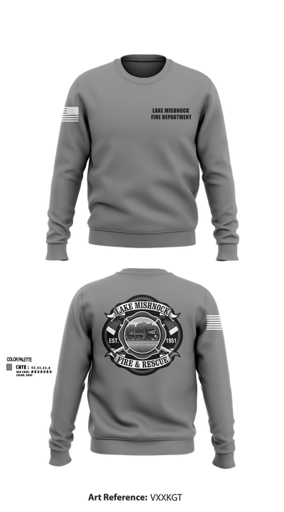 Lake Mishnock Fire Department 27016825 Crew Neck Sweatshirt - 103