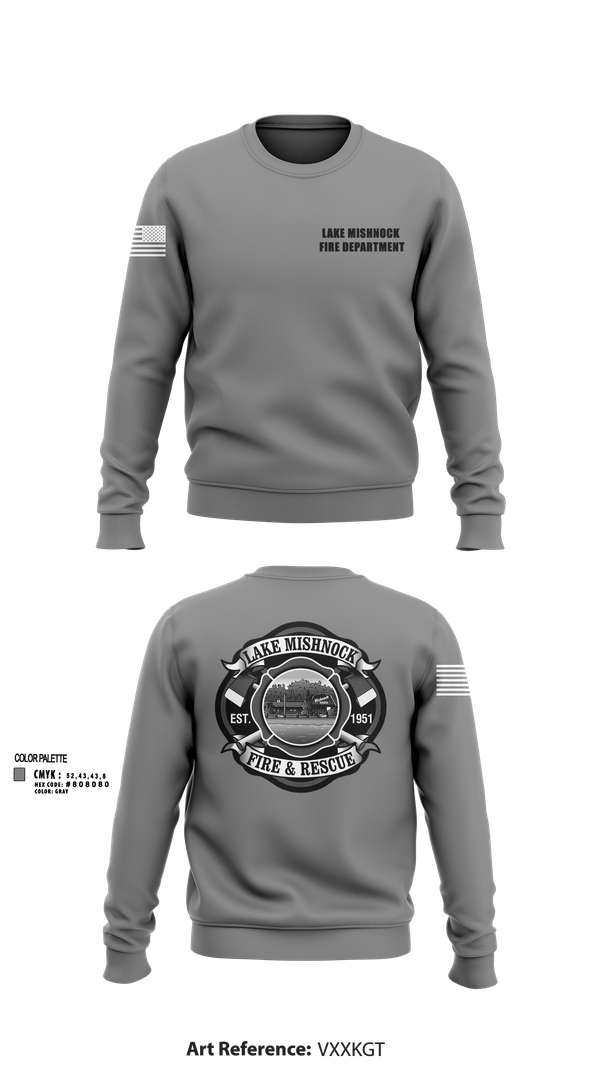 Crew Neck Sweatshirt, Lake Mishnock Fire Department, , Teamtime, Team time, sublimation, custom sports apparel, team uniforms, spirit wear, spiritwear, sports uniforms, custom shirts, team store, custom team store, fundraiser sports, apparel fundraiser