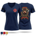 LCFD 10 9112954 Women's Short Sleeve V-neck Shirt - 1