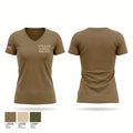 1-178 Field Artillery Battalion 9473960 Women's Short Sleeve V-neck Shirt - 1