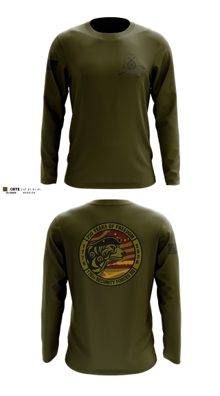 Long Sleeve Performance Shirt, 176 SFS, National Guard, Teamtime, Team time, sublimation, custom sports apparel, team uniforms, spirit wear, spiritwear, sports uniforms, custom shirts, team store, custom team store, fundraiser sports, apparel fundraiser