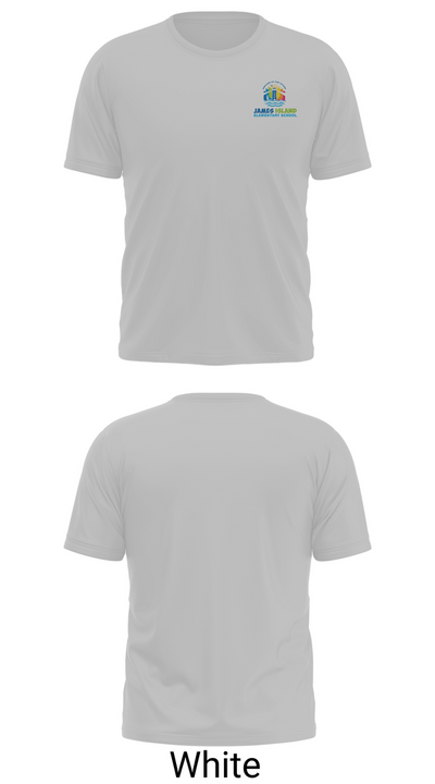 James Island Elementary School 89808231 Old School Cotton Feel Shirt - 10