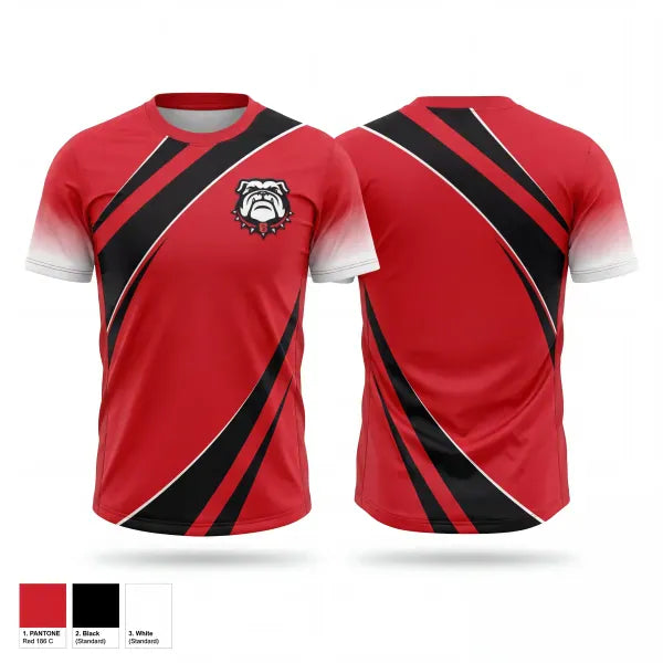 Short Sleeve Performance Shirt, Bulldogs, Cheer, Teamtime, Team time, sublimation, custom sports apparel, team uniforms, spirit wear, spiritwear, sports uniforms, custom shirts, team store, custom team store, fundraiser sports, apparel fundraiser