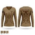 MORVEN POLICE DEPT Women's Long Sleeve V-neck Shirt - 1