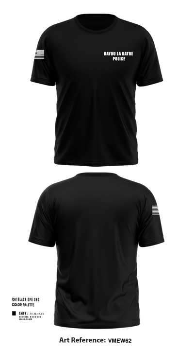 Bayou La Batre Police 57936855 Short Sleeve Performance Shirt - 101