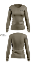Chattanooga Fire dept. Women's Long Sleeve V-neck Shirt - 21