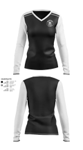 VIKINGS 43621474 Women's Long Sleeve V-neck Shirt - 21