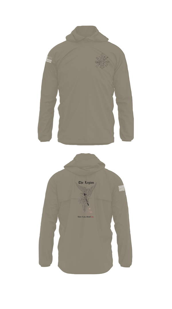 Windbreaker, 1st Platoon / B CO / 2-5 CAV, Army, Teamtime, Team time, sublimation, custom sports apparel, team uniforms, spirit wear, spiritwear, sports uniforms, custom shirts, team store, custom team store, fundraiser sports, apparel fundraiser