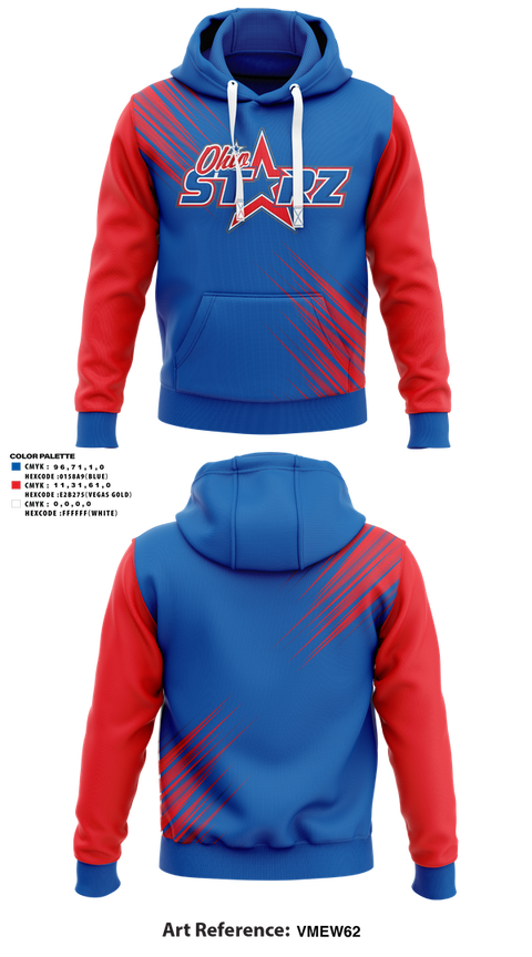 Hoodie, The Ohio Starz 8u, Softball, Teamtime, Team time, sublimation, custom sports apparel, team uniforms, spirit wear, spiritwear, sports uniforms, custom shirts, team store, custom team store, fundraiser sports, apparel fundraiser