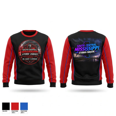 South central Mississippi storm chasers Crew Neck Sweatshirt - 1