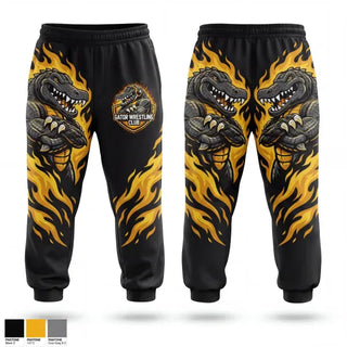 Sweatpants, Gator Wrestling Club, Wrestling, Teamtime, Team time, sublimation, custom sports apparel, team uniforms, spirit wear, spiritwear, sports uniforms, custom shirts, team store, custom team store, fundraiser sports, apparel fundraiser