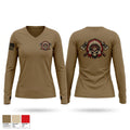 2nd PLT, Apache Co, 1-501 PIR 70720561 Women's Long Sleeve V-neck Shirt - 1