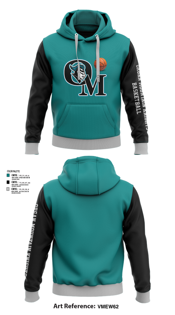 Hoodie, Organ Mountain Knights Basketball, Men's Basketball, Teamtime, Team time, sublimation, custom sports apparel, team uniforms, spirit wear, spiritwear, sports uniforms, custom shirts, team store, custom team store, fundraiser sports, apparel fundraiser