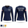 Elkton PD VA Women's Long Sleeve V-neck Shirt - 1