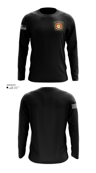 Long Sleeve Performance Shirt, New Underwood VFD, Fire Department, Teamtime, Team time, sublimation, custom sports apparel, team uniforms, spirit wear, spiritwear, sports uniforms, custom shirts, team store, custom team store, fundraiser sports, apparel fundraiser