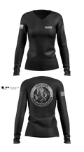 96 LRS Ground Transportation Women's Long Sleeve V-neck Shirt - 8