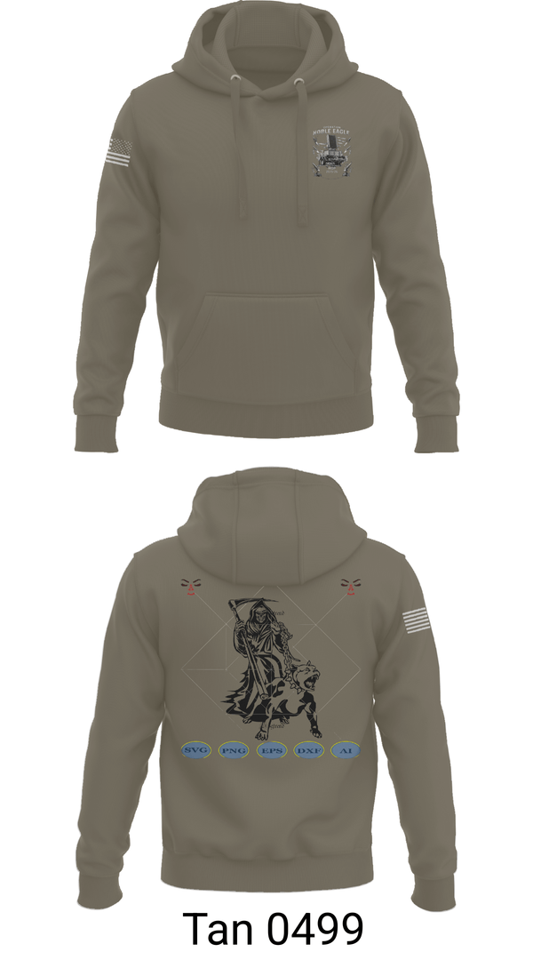 Hoodie, 204th MDP, Army, Teamtime, Team time, sublimation, custom sports apparel, team uniforms, spirit wear, spiritwear, sports uniforms, custom shirts, team store, custom team store, fundraiser sports, apparel fundraiser
