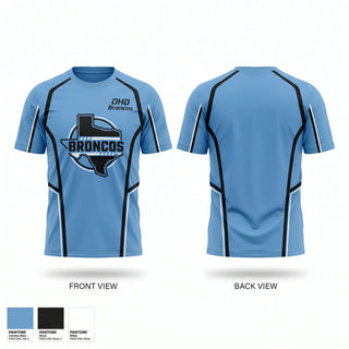 Short Sleeve Performance Shirt, DHD Broncos, Baseball, Teamtime, Team time, sublimation, custom sports apparel, team uniforms, spirit wear, spiritwear, sports uniforms, custom shirts, team store, custom team store, fundraiser sports, apparel fundraiser