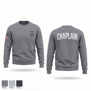 Crew Neck Sweatshirt, Chaplain, Police, Teamtime, Team time, sublimation, custom sports apparel, team uniforms, spirit wear, spiritwear, sports uniforms, custom shirts, team store, custom team store, fundraiser sports, apparel fundraiser