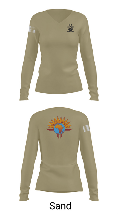 TF BATAAN S1 74861881 Women's Long Sleeve V-neck Shirt - 97