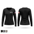 Gray County Sheriff’s Office Women's Long Sleeve V-neck Shirt - 1