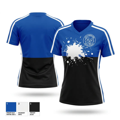 Little Monsters Soccer Academy Women's Short Sleeve V-neck Shirt - 1