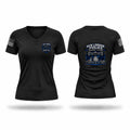 NLPD Drone Unit Women's Short Sleeve V-neck Shirt - 1