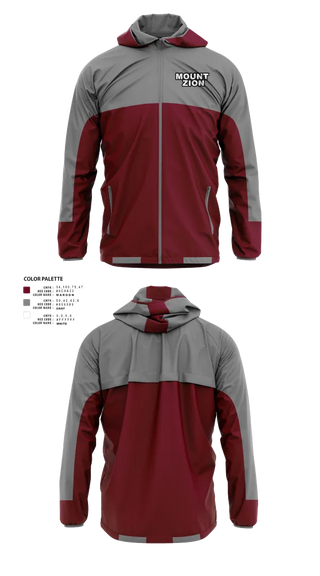 Windbreaker, Mount Zion, Men's Basketball, Teamtime, Team time, sublimation, custom sports apparel, team uniforms, spirit wear, spiritwear, sports uniforms, custom shirts, team store, custom team store, fundraiser sports, apparel fundraiser