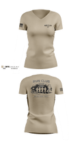 RUN CLUB  Women's Short Sleeve V-neck Shirt - 16